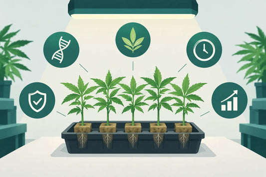 Fünf Vorteile vorselektierter Klone im Grow