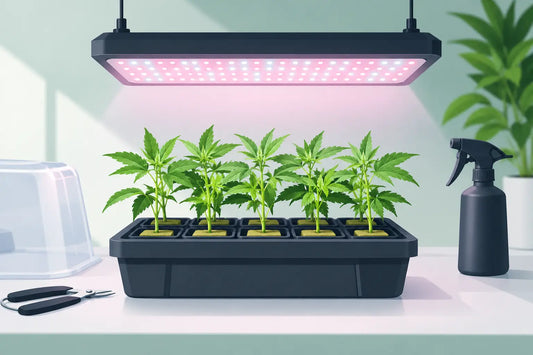 Klone unter LED eingewöhnen und sicher starten