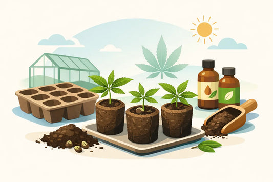 Organische Anzucht-Plugs für Cannabis wählen