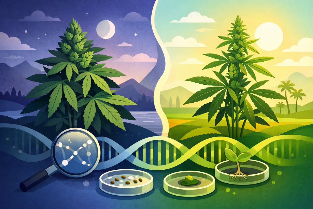 Indica Sativa Unterschied: Was Genetik wirklich zeigt
