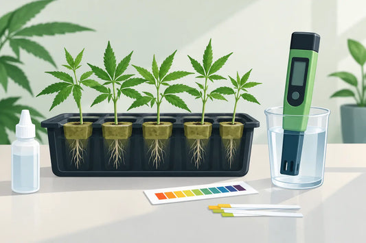 pH-Wert für Cannabis-Stecklinge richtig einstellen