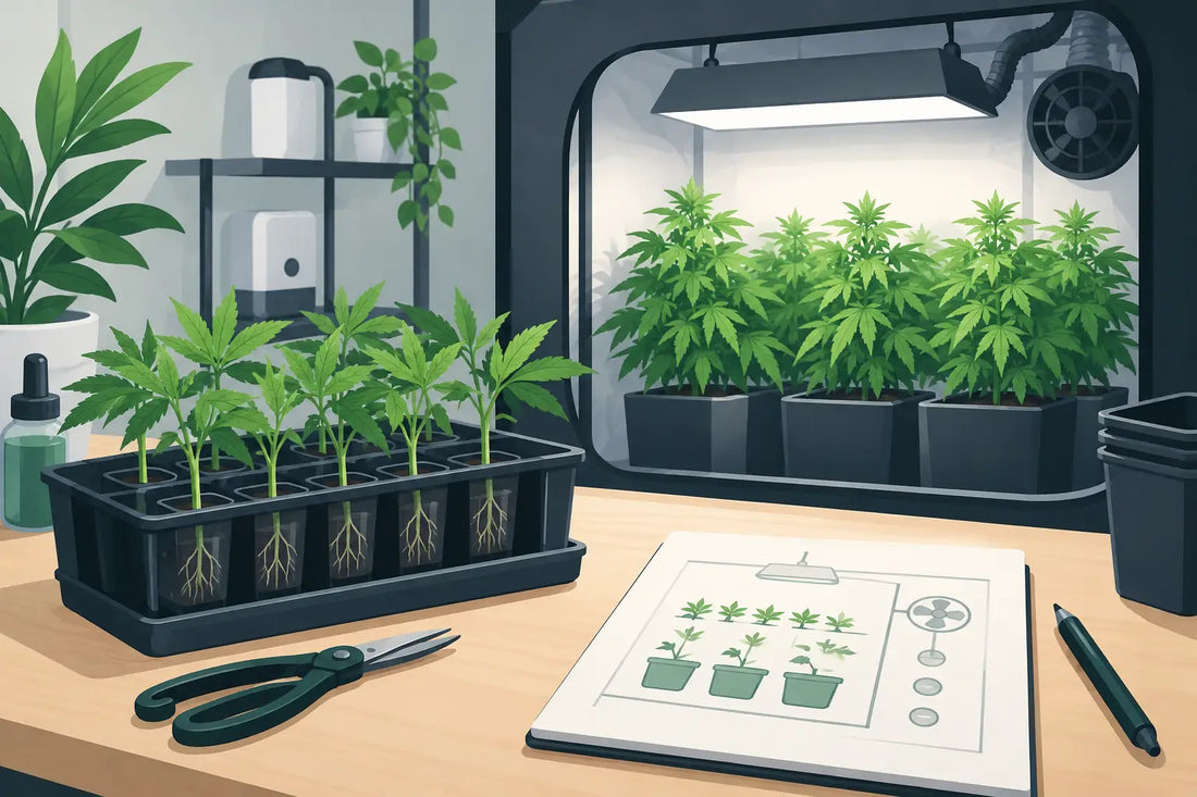 Indoor Anbau mit Klonen richtig planen