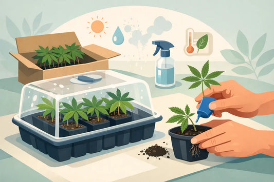 Cannabis-Stecklinge nach Ankunft richtig pflegen